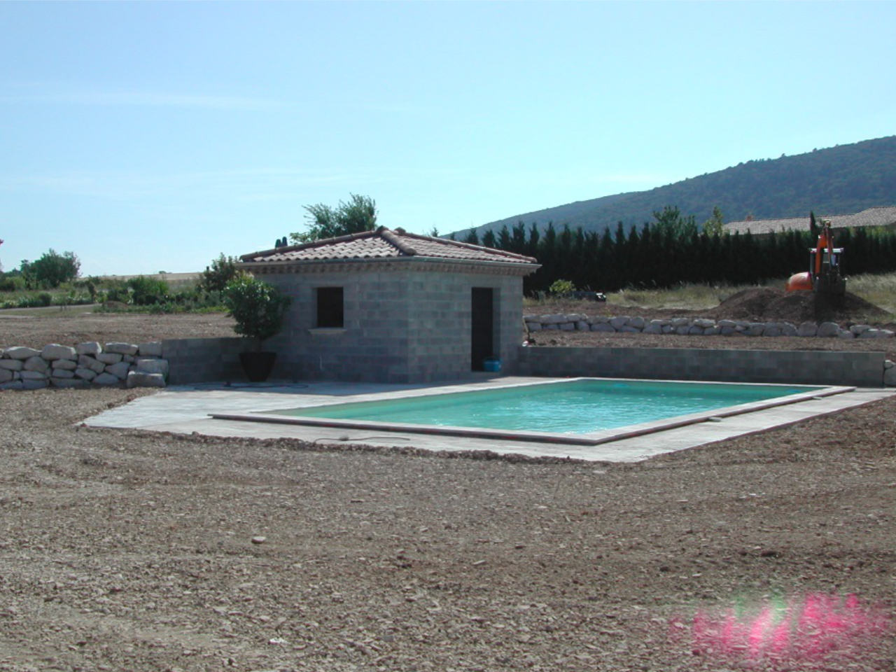 Terrassement de piscine La Laupie Drôme