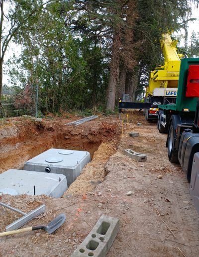 Création d'une micro-station d'épuration 20000 litres