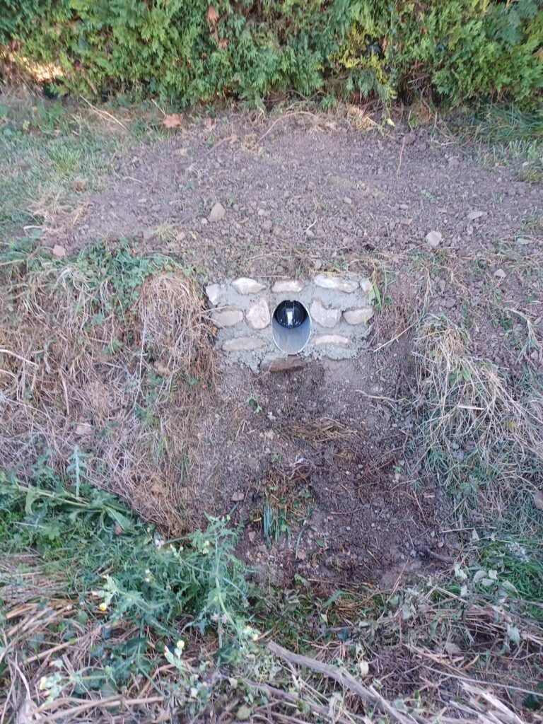 Système de rejet pour les eaux traitées - La Laupie, Drôme