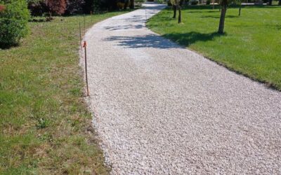 Gravillonnage d’une allée de jardin Montélimar